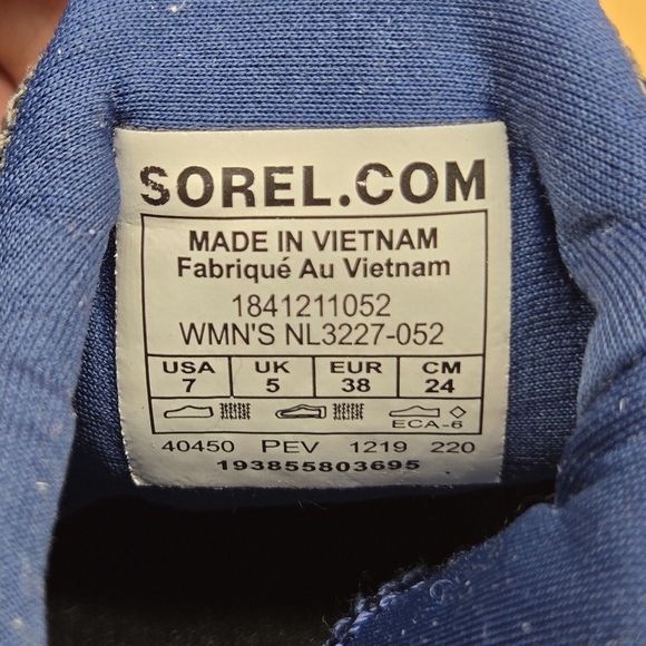 Sorel Kinetic Lace Up Trainers Women's Shoes Size 7 - Picture 8 of 8